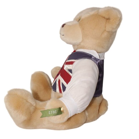 HARRODS 2012 The Annual Bear Jointed Stuffed 18" Plush John Henry Dickin Doll - Picture 4 of 9